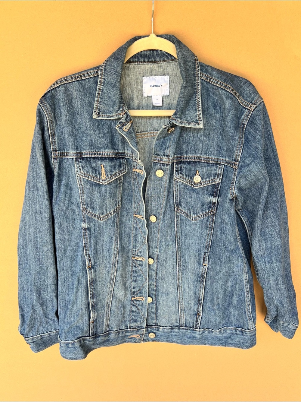 Old Navy Women's Classic Blue Denim Jacket Size Medium M